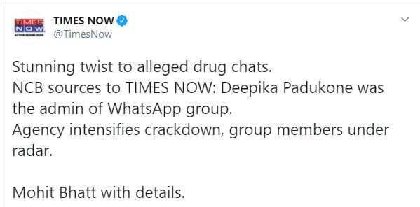 Deepika is Admin of Drug chat group