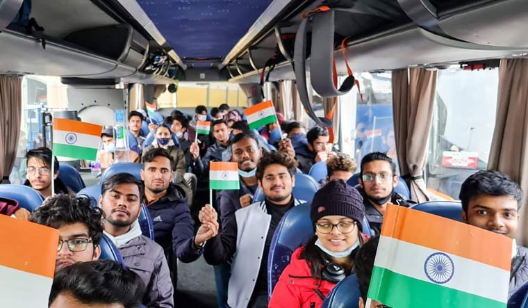 Indian students coming from ukraine