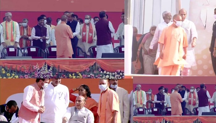 Yogi aditynath takes CM Oath 