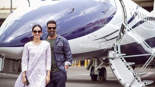 Akshay or Manushi with private Jet 