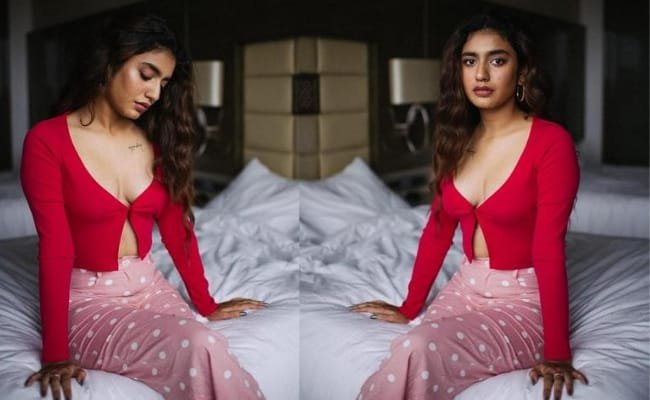 Priya Prakash Red Hot Looks