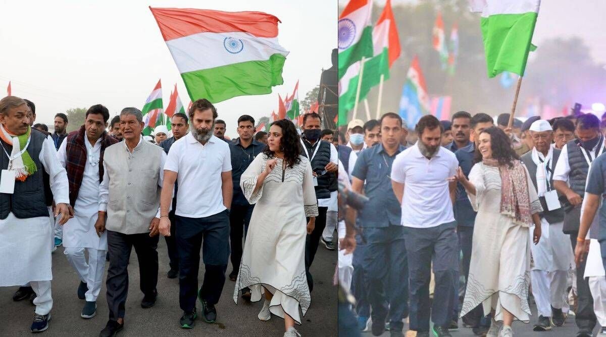 Swara Bhasker with Rahul Gandhi