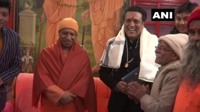 Govinda Met CM yogi in gorakhpur