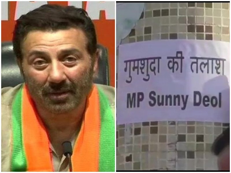Missing Sunny deol posters in Punjab