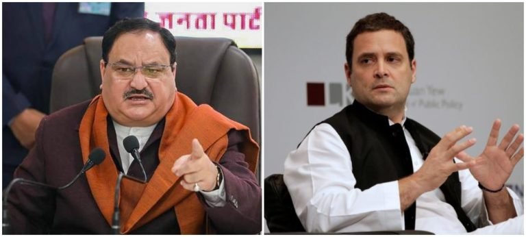 JP nadda said congress trying to do down a moral of Indian army