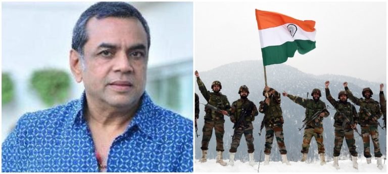 Paresh rawal said people caaled real heroes only to army men