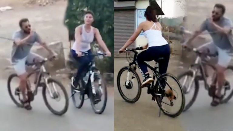 Salman or jacqueline doing cycling in Unlock 1