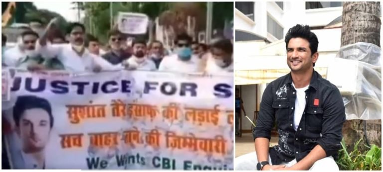 Sushant rajput fans on road demanding CBI Investigation