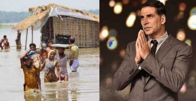 Akshay kumar come forward to Help Flood Survivours