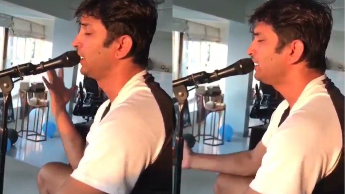 Sushant rajput Singing Video goes Viral