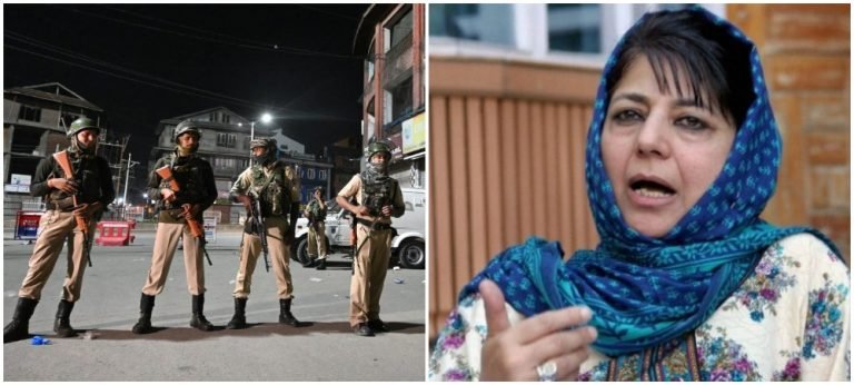 Mehbooba mufti party office seal in kashmir