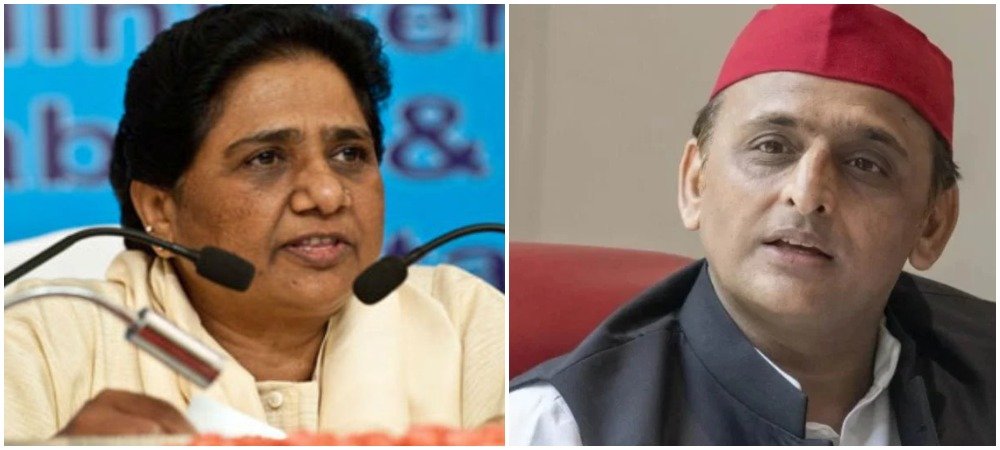 Mayawati takes on Akhilesh yadav