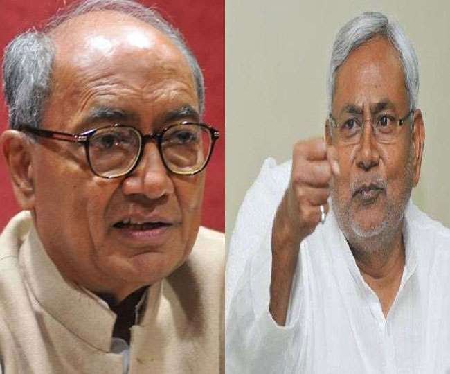digvijay singh appeal to Nitish to Left BJP and Join RJD