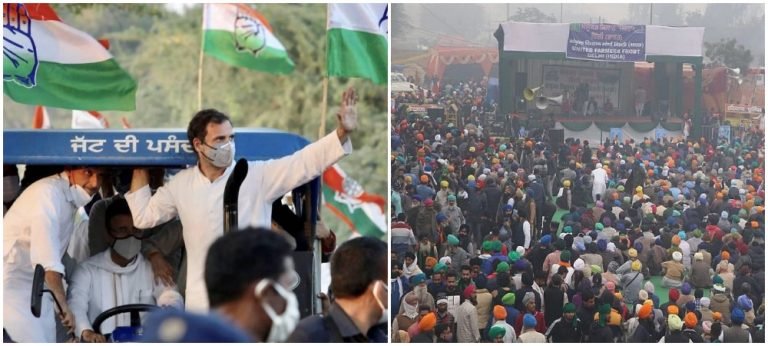 राहुल बोले- किसान हिन्दुस्तान हैं और हिंदुस्तान कभी पीछे नहीं हटता