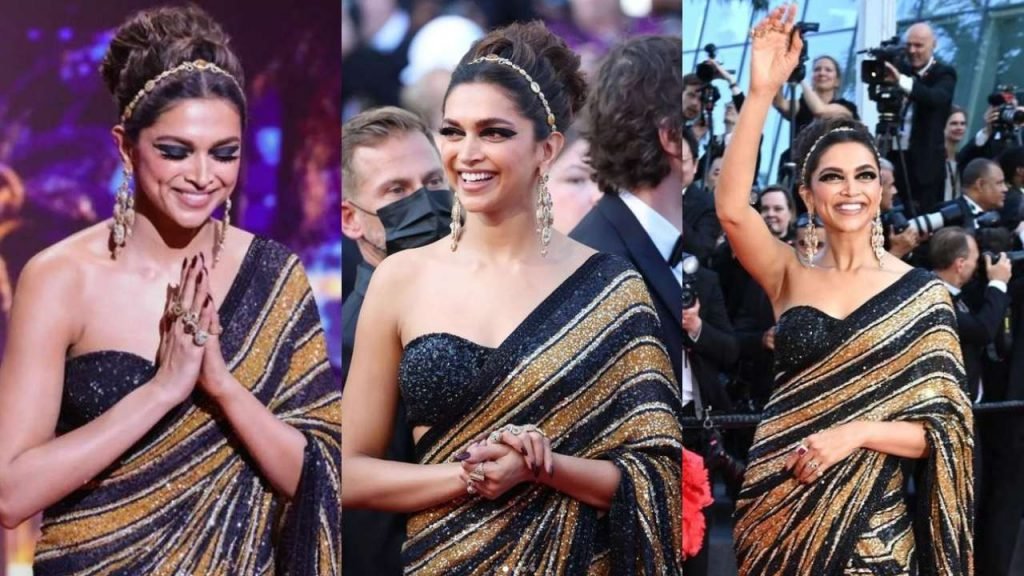 Deepika Cannes look on First Day