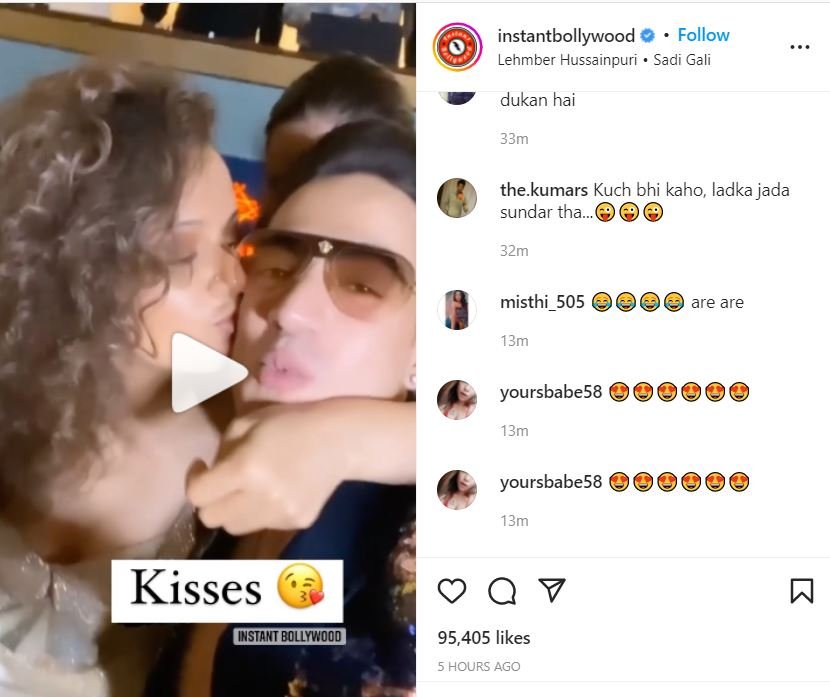 Kangana kissed Shivam