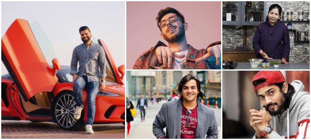 Top 5 Youtubers of India Income
