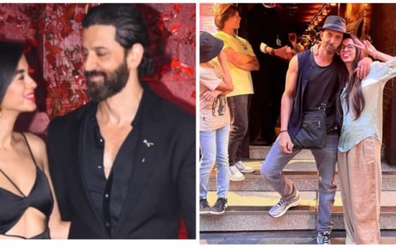 hrithik on Date With Saba in paris