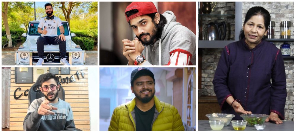 Top 5 Youtuber of India
