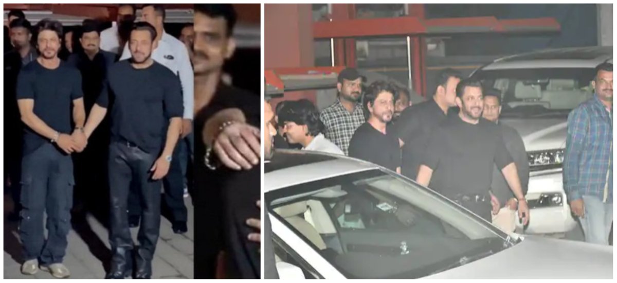 Salman Open Car gate for Shahrukh
