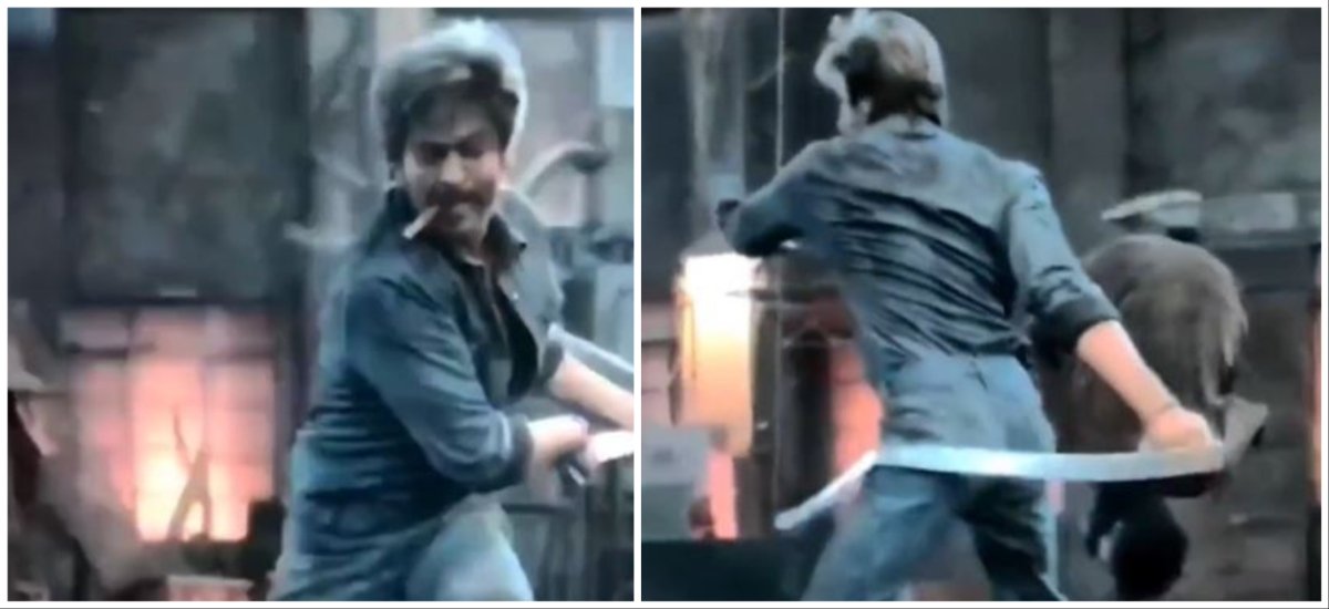 Shahrukh Movie Jawaan Action Scene leaked