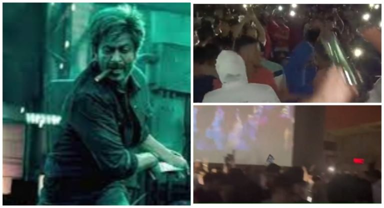 Shahrukh Fans Dancing in Cinema hall watching Jawan