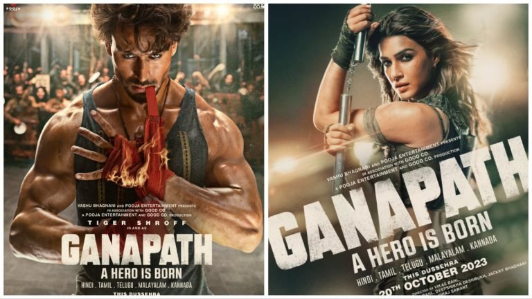Tiger Shroff or Kriti Sanon Looking Fiery in Ganpath Movie Poster