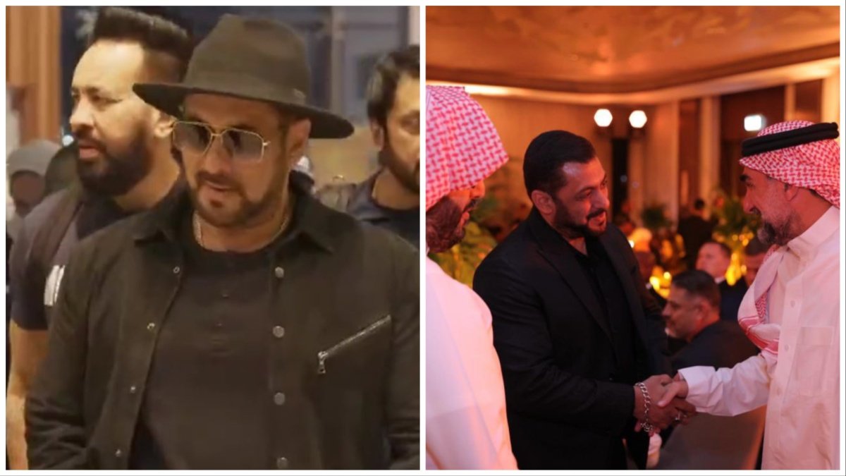 Salman Khan hat Look From Riyadh Going Viral