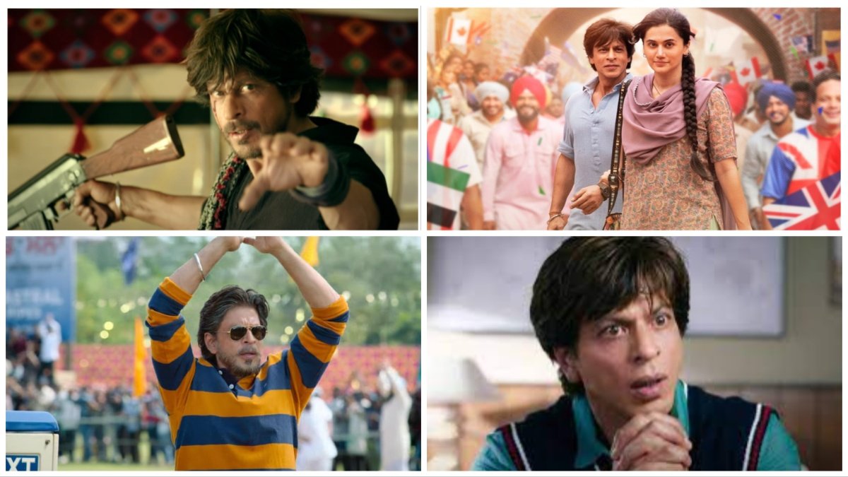 Shahrukh Khan 4 Looks resemble in Dunki Trailer