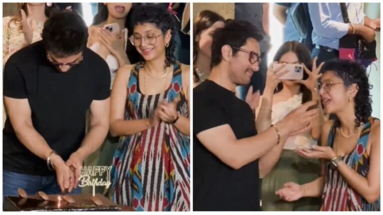 Aamir Khan Birthday Celebration With Kiran
