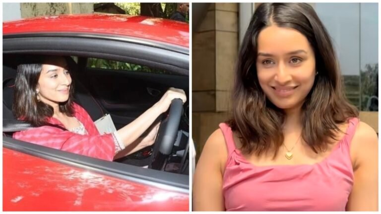 Shraddha Kapoor Ride Porsche to Airport
