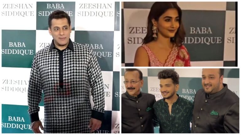 Salman Khan and Other Film Stars At Baba Siddique Iftaar Party