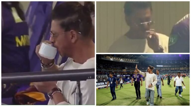Shahrukh Khan Smoking Video in KKR Match Goes Viral