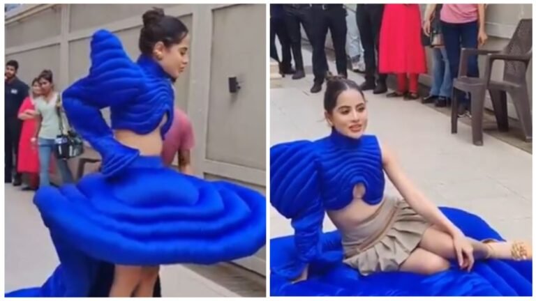 Urfi Javed Matress Dress Look Gone Viral