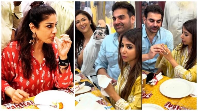 Raveena Tandon Enjoy Iftar Party With Arbaz Khan, See Viral Video