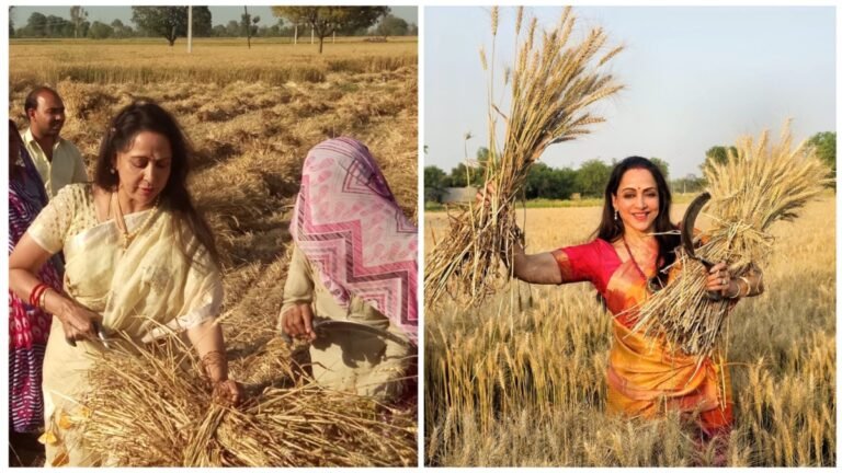 Hema Malini Doing Farming again In Loksabha Area
