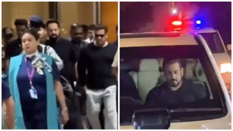 Salman Khan back In Mumbai After Dubai Karate Event