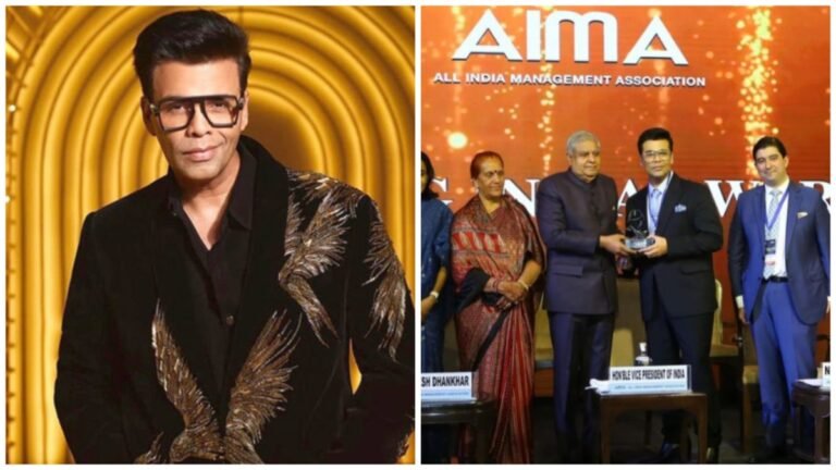 Karan Johar Receive Director Of The Year Award From Vice President