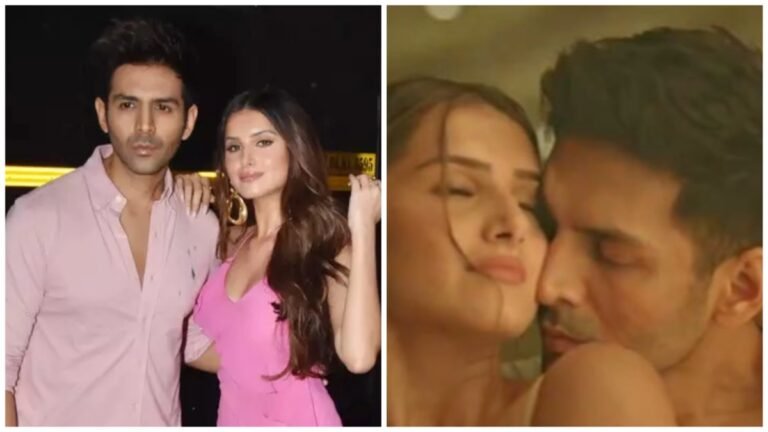 Kartik Aaryan Or Tara Sutaria Romance Video Goes Viral