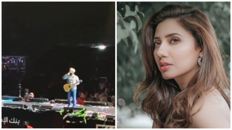Mahira Khan Or Arijit Singh Video from Dubai Concert