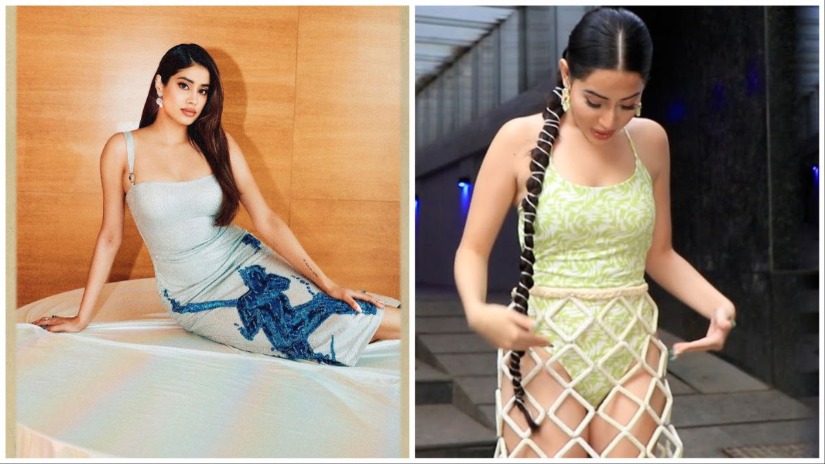 Janhvi Kapoor Net Style Skirt Inspired By Urfi javed Fashion