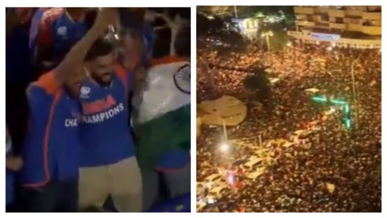 Team India Victory Parade In Mumbai Welcome By Thousand Fans