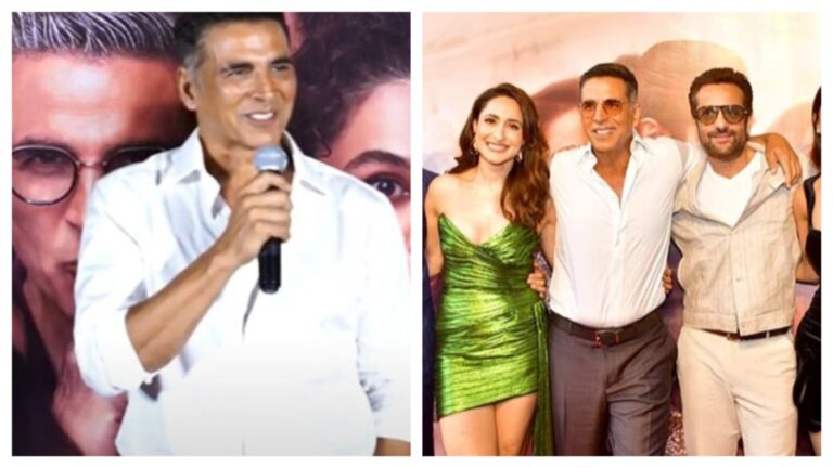 Akshay Kumar Gift I Phones to Reporter at Movie Trailer Launch