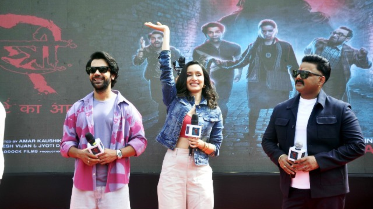 Shraddha or Rajkumar In Lucknow University for Stree 2 Promotion