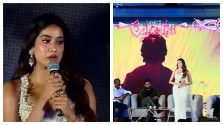 Janhvi Kapoor Speak Tamil At Devara Event