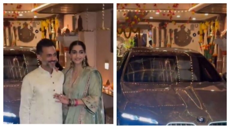 Sonam Kapoor Got BMW On karvachauth